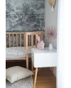 Lettino Ovale 7in1 con Materasso - Naturale | Waldin