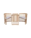 Lettino Ovale 7in1 con Materasso - Naturale | Waldin