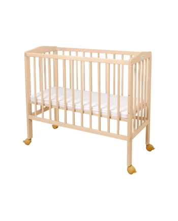 Lettino 2 in 1 con materasso - naturale