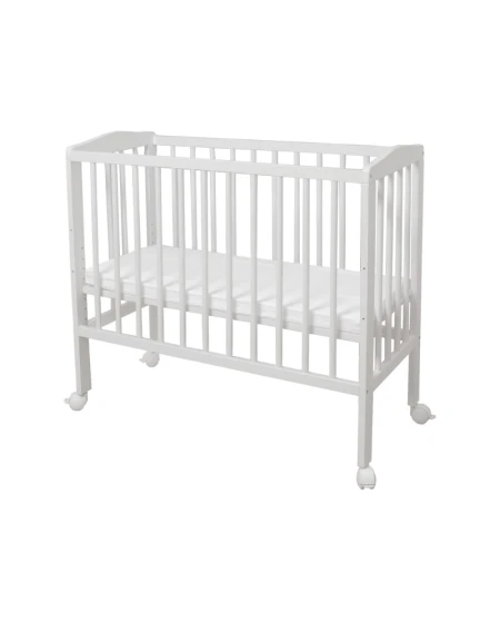 Lettino 2 in 1 con materasso - Bianco | Waldin