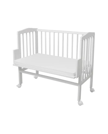 Lettino 2 in 1 con materasso - Bianco | Waldin