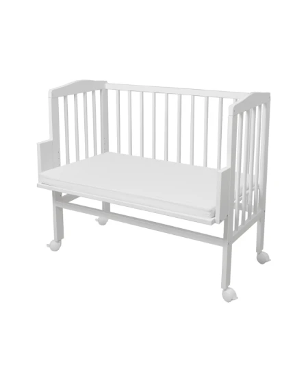Lettino 2 in 1 con materasso - Bianco | Waldin