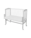 Lettino 2 in 1 con materasso - Bianco | Waldin