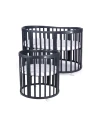 Lettino Ovale 7in1 con Materasso - Grafite | Waldin