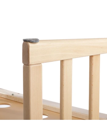 Lettino Ovale 7in1 con Materasso - Naturale | Waldin