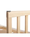 Lettino Ovale 7in1 con Materasso - Naturale | Waldin