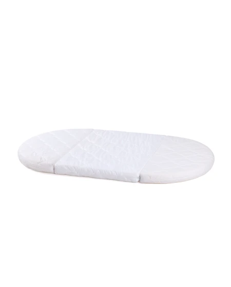 Lettino Ovale 7in1 con Materasso - Bianco | Waldin®