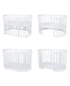 Lettino Ovale 7in1 con Materasso - Bianco | Waldin®