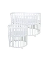 Lettino Ovale 7in1 con Materasso - Bianco | Waldin®