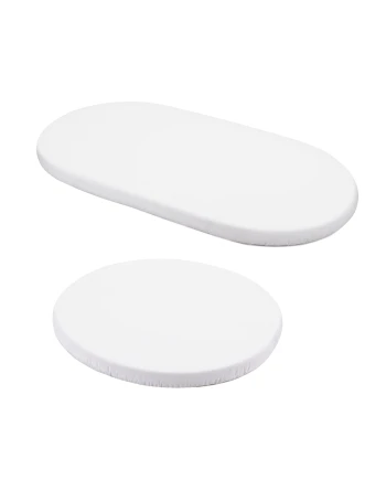 Set di lenzuolini in cotone per lettini ovali 7-in-1
