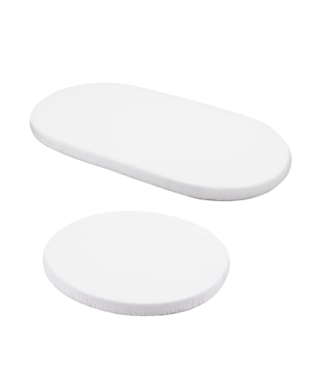 Set di lenzuolini in cotone per lettini ovali 7-in-1
