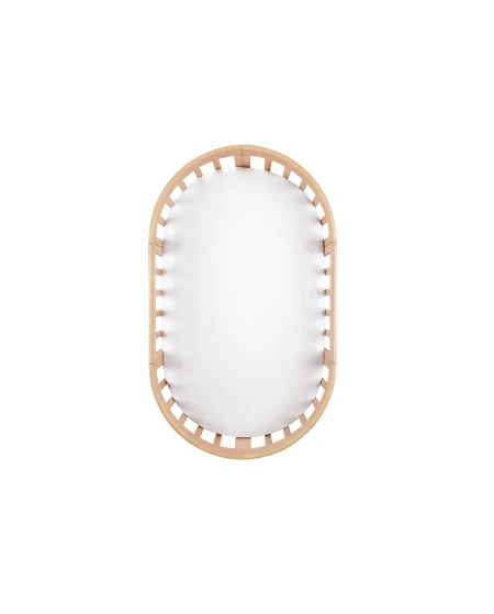 Set di lenzuolini in cotone per lettini ovali 7-in-1
