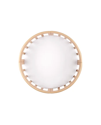 Set di lenzuolini in cotone per lettini ovali 7-in-1