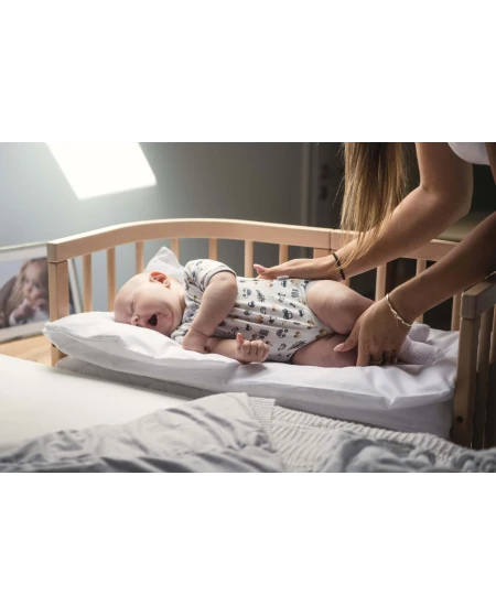 Lenzuolo con angoli per lettino co-sleeping 7in1 – Bianco Waldin