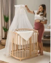 Set di lenzuolini in cotone per lettini 7-in-1 Bianco | Waldin