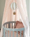 Lettino Ovale 7in1 con Materasso - Grigio | Waldin