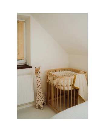 Lettino 7in1 con materasso - Naturale | Waldin