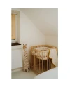 Lettino 7in1 con materasso - Naturale | Waldin