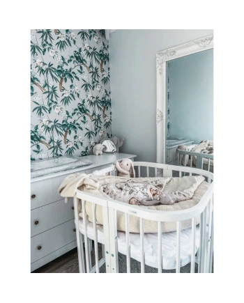 Lettino 7 in 1 con materasso Bianco | Waldin