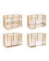 Lettino 7in1 con materasso - Naturale | Waldin