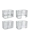 Lettino 7 in 1 con materasso Grigio | Waldin