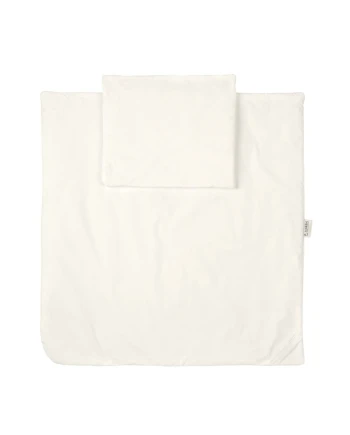 Copertina avvolgente Set 2in1 con trapunta e cuscino Ecru Waldin
