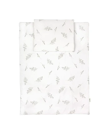 Set biancheria Junior 90x120 – Ramoscelli verdi | Waldin