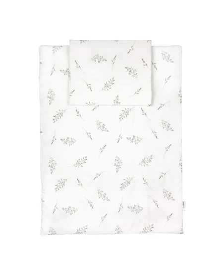 Set biancheria Junior 90x120 – Ramoscelli verdi | Waldin