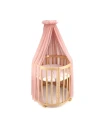 Baldacchino in tulle per lettino + supporto incluso - Rosa