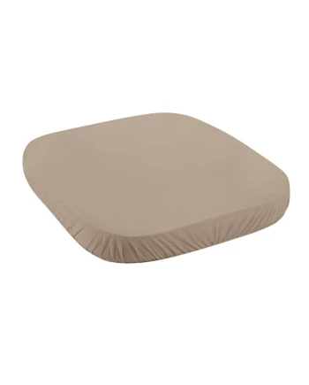 Lenzuolo con angoli in cotone biologico 73x73 cm – Taupe WALDIN