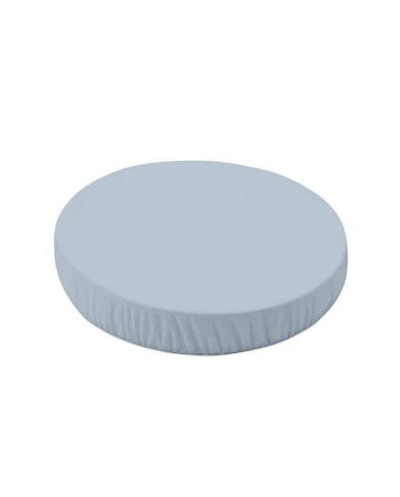Lenzuolo con angoli in cotone biologico 73x73cm  Ovale Blu Waldin