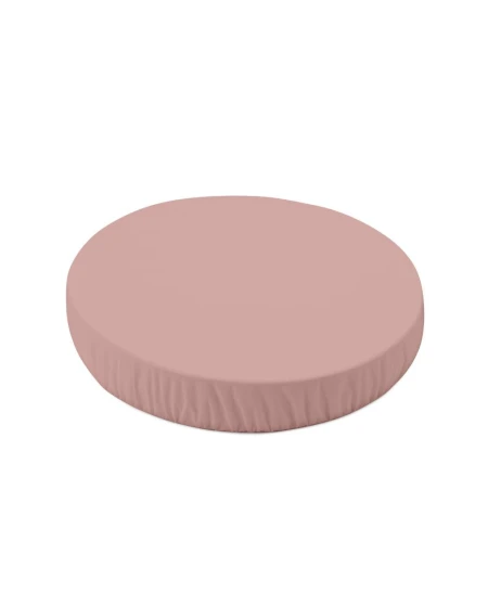Lenzuolo con angoli in cotone biologico 73x73 cm – Ovale Rosa