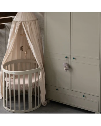 Culla Ovale 7in1 con Materasso - Oliva