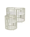 Culla Ovale 7in1 con Materasso - Oliva