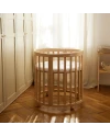 Lettino Ovale 7in1 con Materasso - Naturale | Waldin