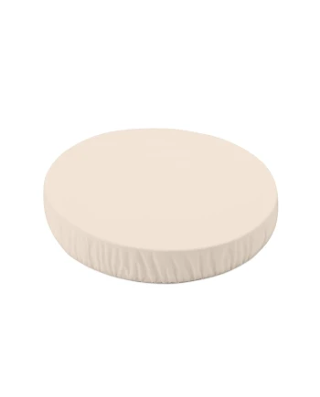 Lenzuolo con angoli in cotone biologico 73x73 cm – Ovale Beige