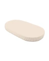 Lenzuolo con angoli in cotone biologico 123x73 cm – Ovale Beige