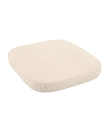 Lenzuolo con angoli in cotone biologico 73x73 cm – Beige WALDIN