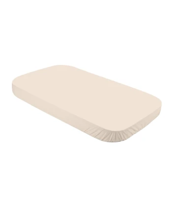Lenzuolo con angoli in cotone biologico 123x73 cm – Beige WALDIN