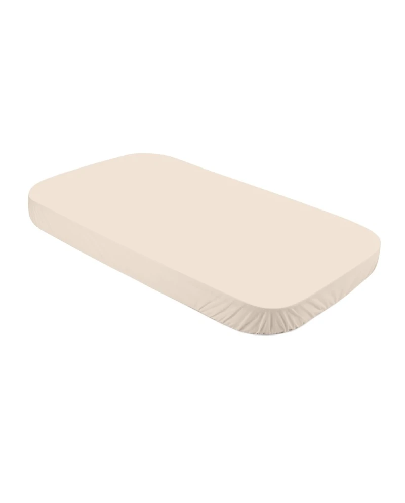 Lenzuolo con angoli in cotone biologico 123x73 cm – Beige WALDIN Lenzuolo con angoli in cotone biologico 123x73 cm – Beige WALDIN