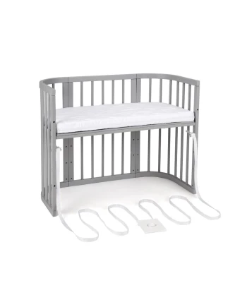 Lettino 5in1 con opzione materasso e culla - Grigio | Waldin