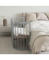 Lettino 5in1 con opzione materasso e culla - Grigio | Waldin