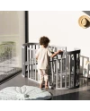 Lettino Ovale 7in1 con Materasso - Grigio | Waldin