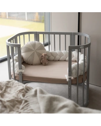 Lenzuolo con angoli in cotone 93x65 per lettino 5in1 Waldin