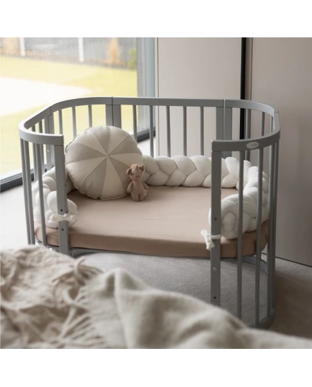Lenzuolo con angoli in cotone 93x65 per lettino 5in1 Waldin