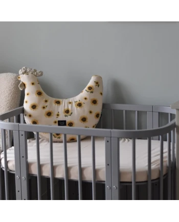 Lenzuolo con angoli in cotone biologico 93x65 per lettino 5in1 | Waldin