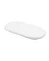Lenzuolo con angoli in cotone biologico 123x73 cm – Ovale Bianco