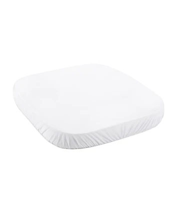 Lenzuolo con angoli in cotone biologico 73x73 cm – Bianco WALDIN