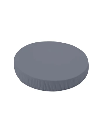 Lenzuolo con angoli in cotone biologico 73x73 cm – Ovale Grafite