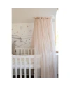 Baldacchino in tulle per lettino + supporto incluso - Beige
